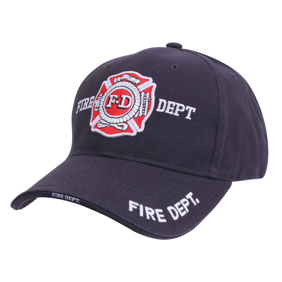 Rothco Deluxe Fire Department Low Profile Cap Navy Blue