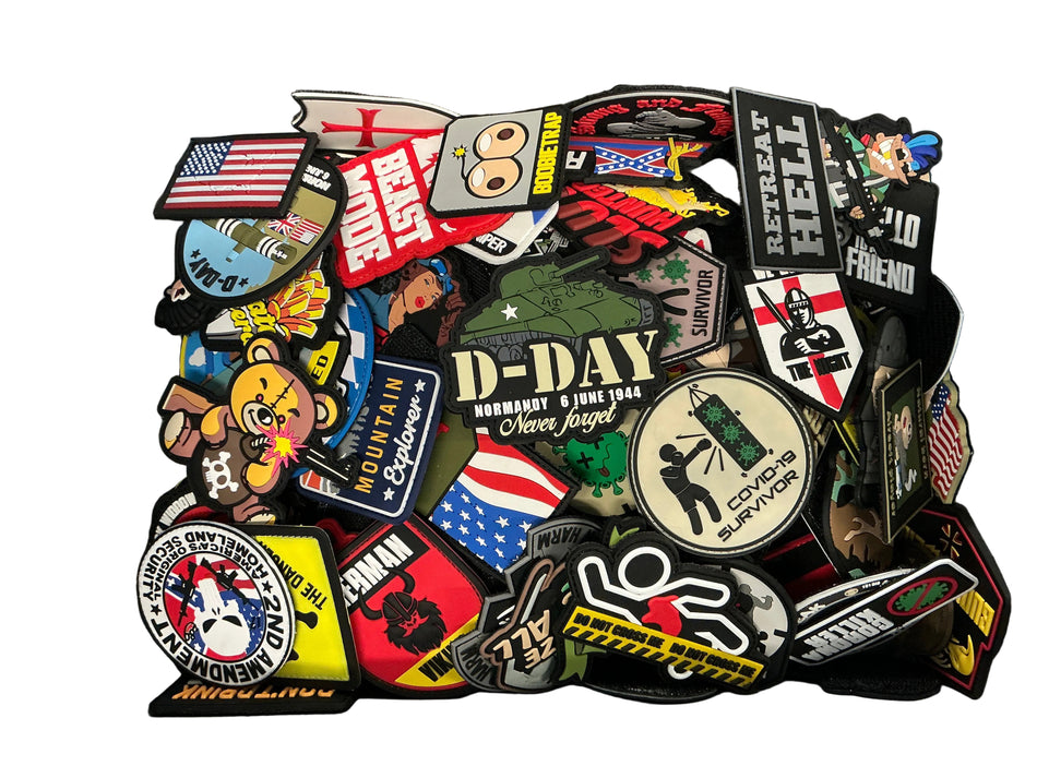 PVC 3D Patches Einzelstücke ohne Umverpackung