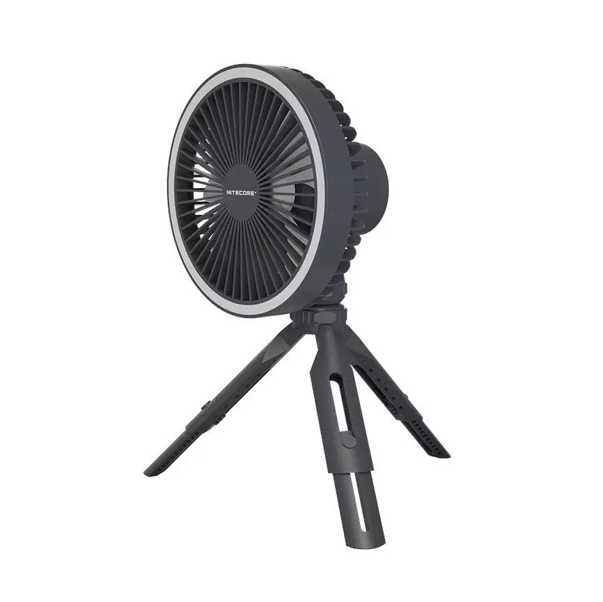 Nitecore NEF10 Ventilator mit Powerbank und Beleuchtung - Grau