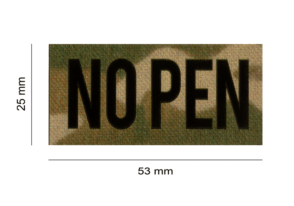 Clawgear IR Infrarot Patch NO PEN