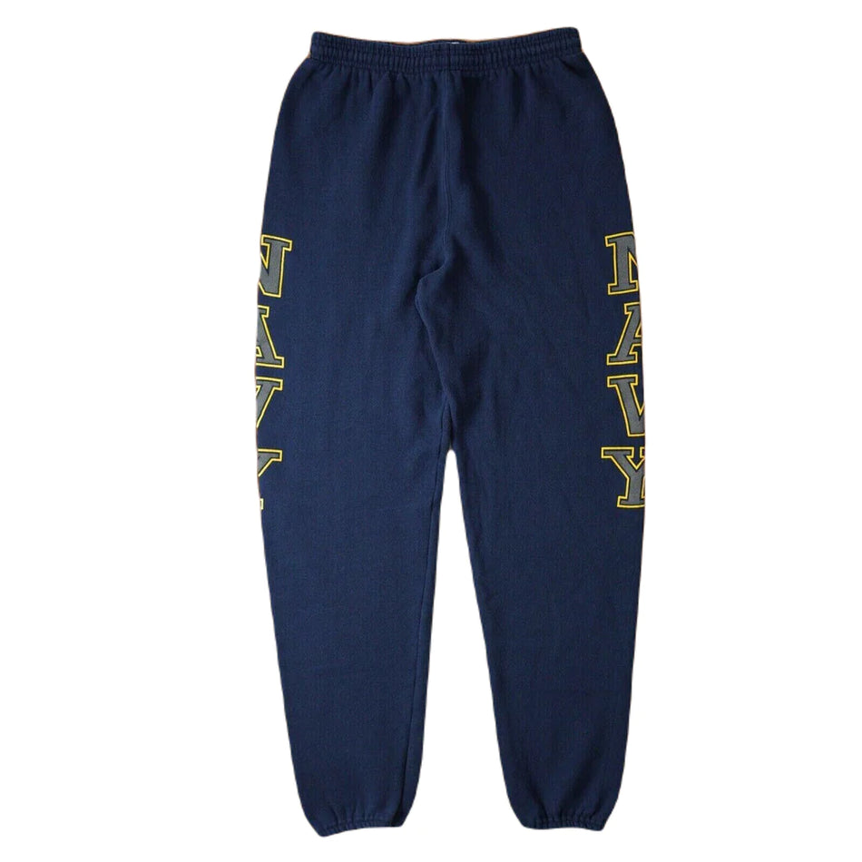 US Military Surplus Vintage Reflective US Navy Sweatpants blau