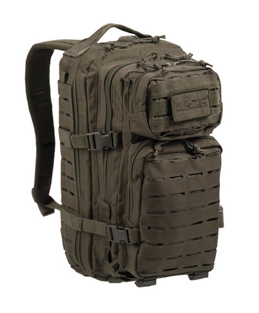 Mil-Tec Us Assaulter Pack SM Lasercut Oliv