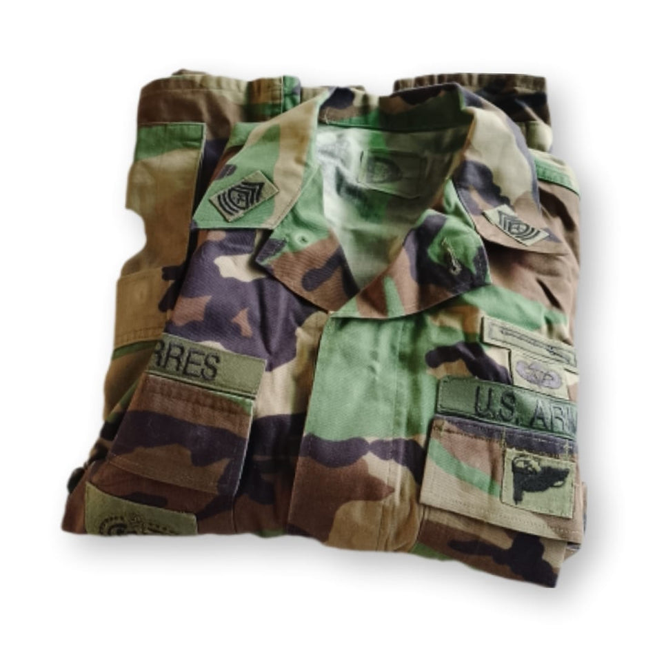 US Army Combat Jacke Feldjacke Woodland Surplus