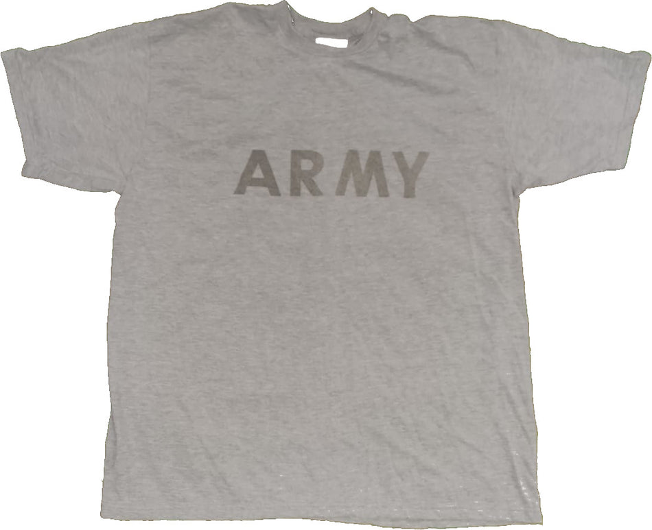 US Army Grey Training T-Shirt Unbenutzt Surplus