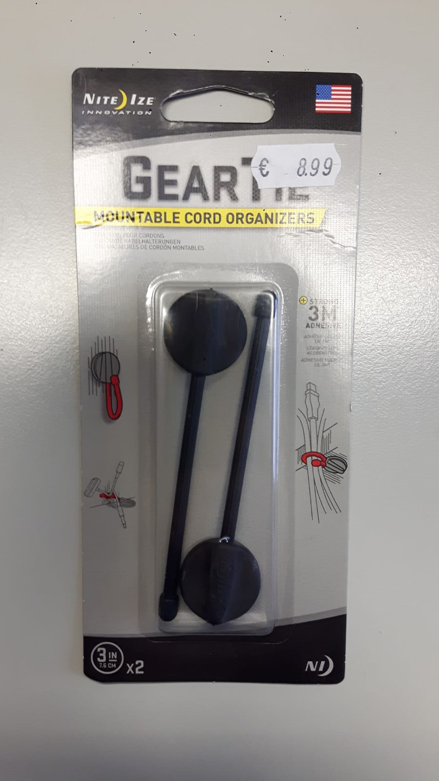 Nite Ize GearTie 7,6 cm schwarz