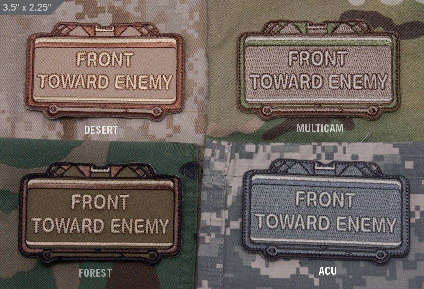 Mil Spec Monkey Patch Front Toward Enemy