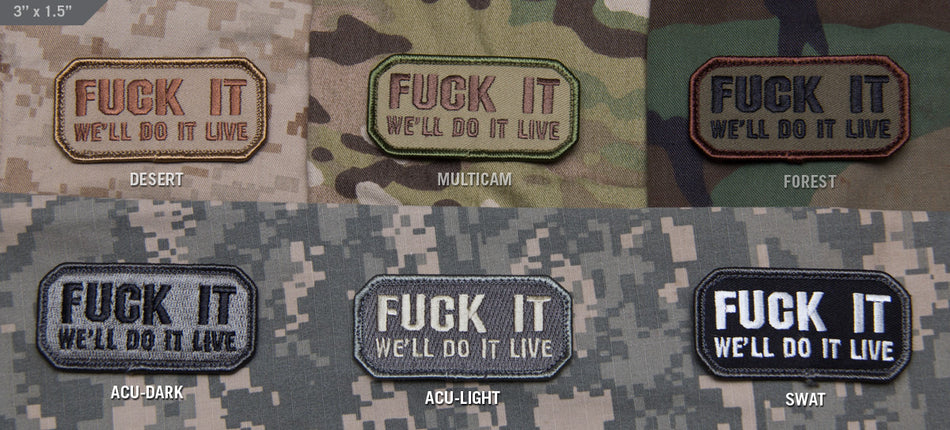 Mil Spec Monkey Patch We"ll Do It Live