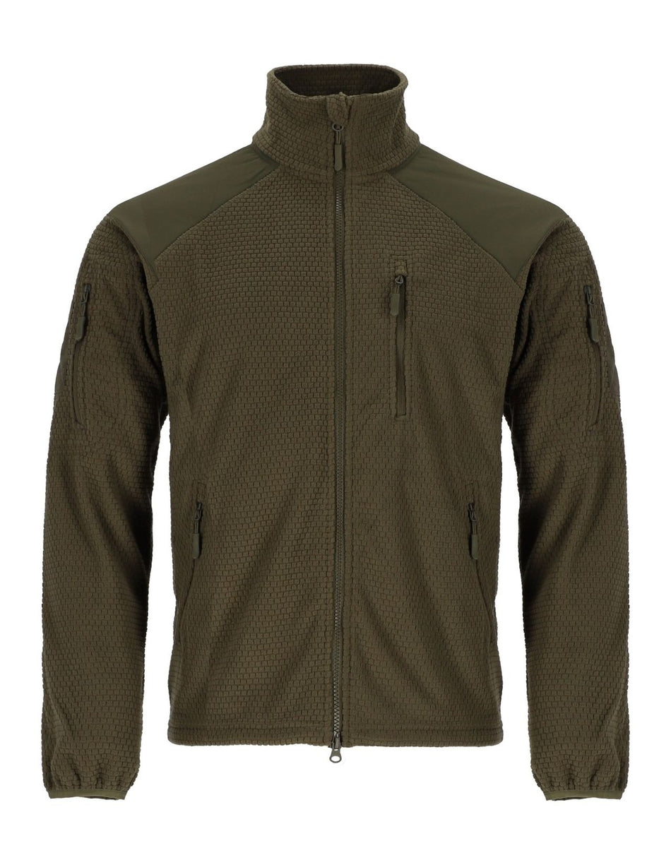 A. Blöchl Grid Fleece Jacke Operator Sweatjacke