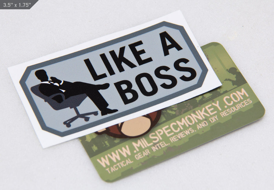 Mil-Spec Monkey Like A Boss Decal Sticker
