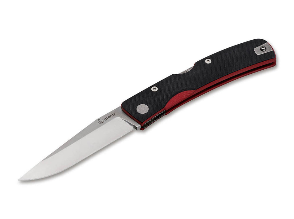 Manly Peak D2 Red Two Hand Klappmesser