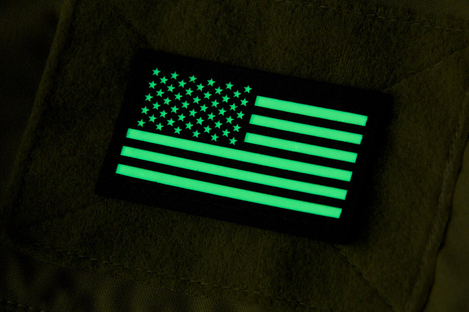 Mil-Spec Monkey Patch US FLAG Glow IR Tools
