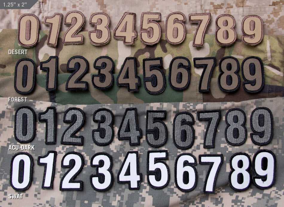 Mil Spec Monkey Patch Tac Numbers