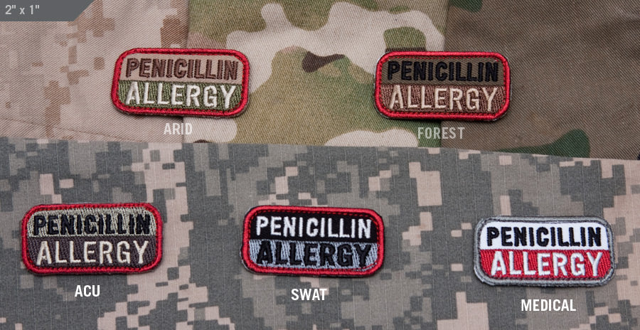 Mil Spec Monkey Patch Penicillin Allergy
