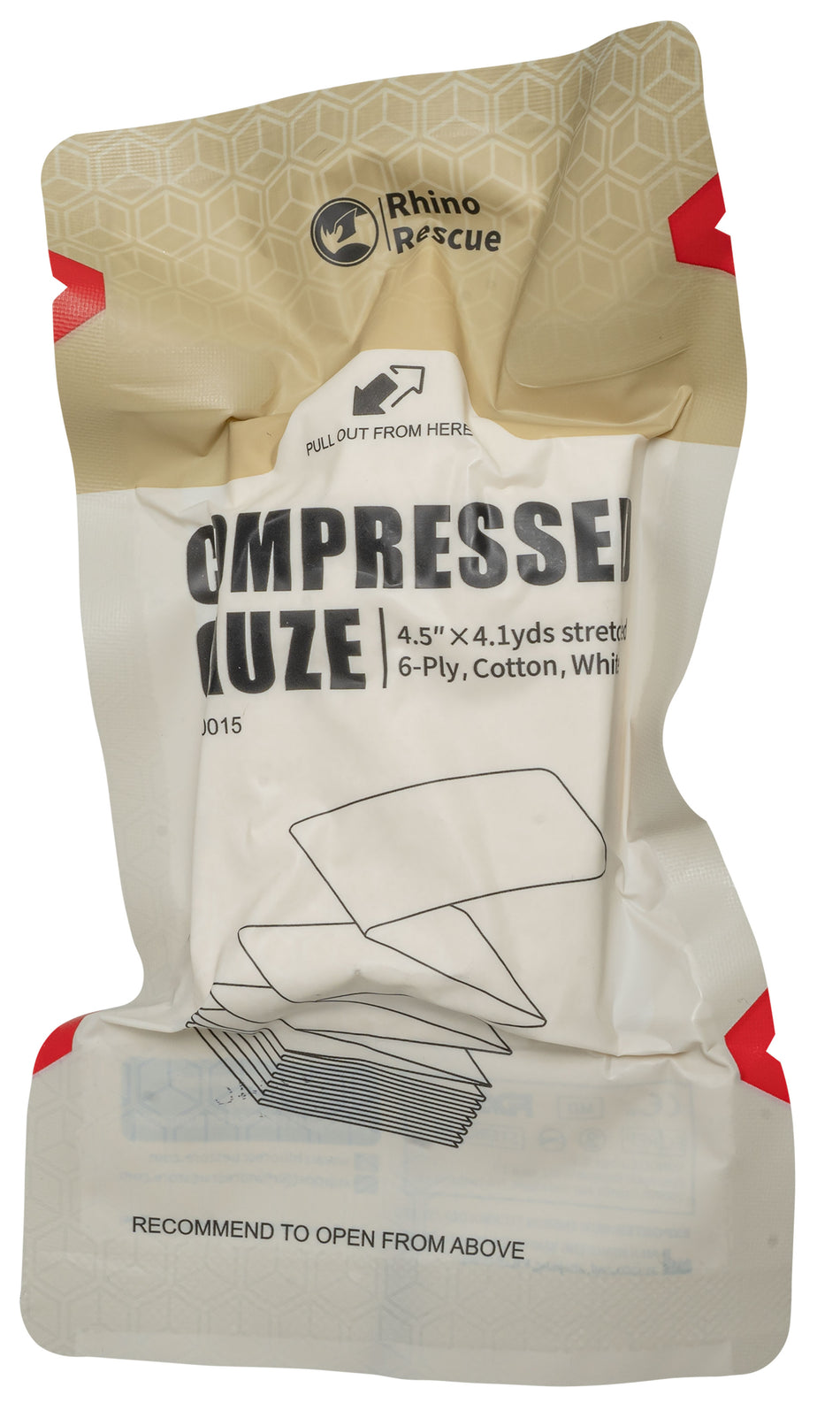 Rhino Rescue Quick Response Compressed Gauze Mullbinde