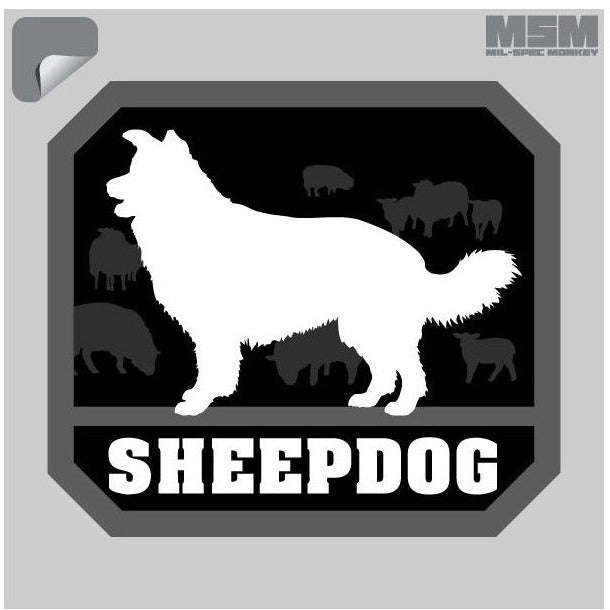Mil-Spec Monkey Sheepdog Decal Sticker