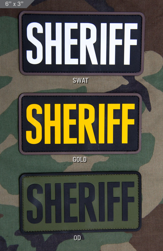 Mil Spec Monkey Patch SHERIFF PVC