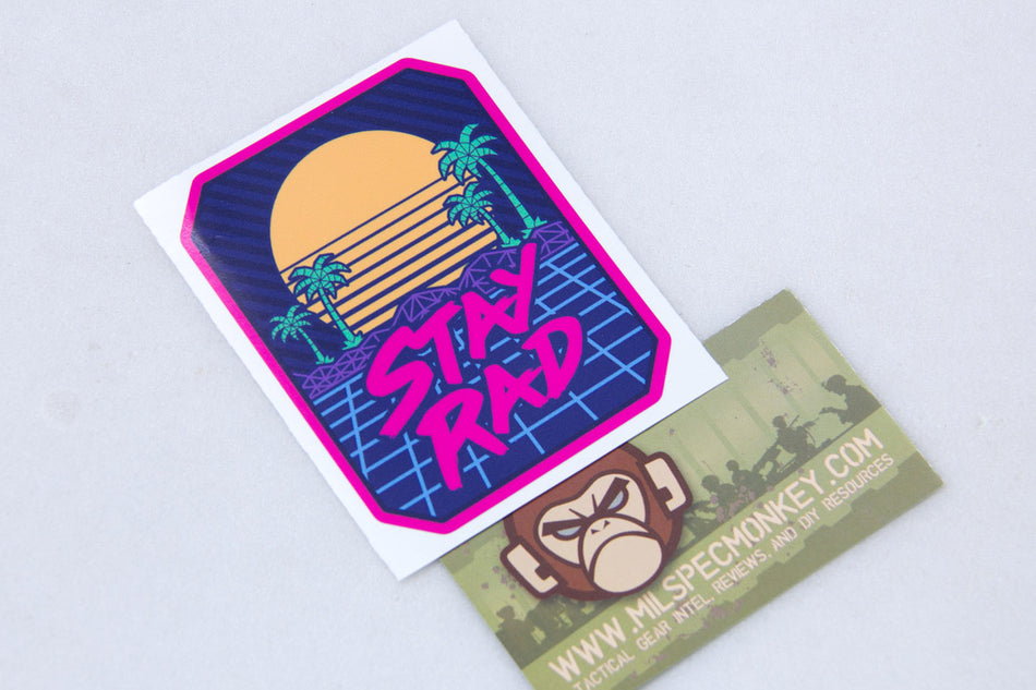 Mil-Spec Monkey Stay Rad Decal Sticker
