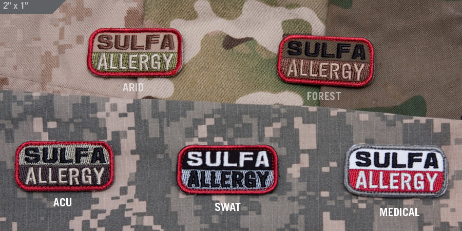 Mil Spec Monkey Patch Sulfa Allergy
