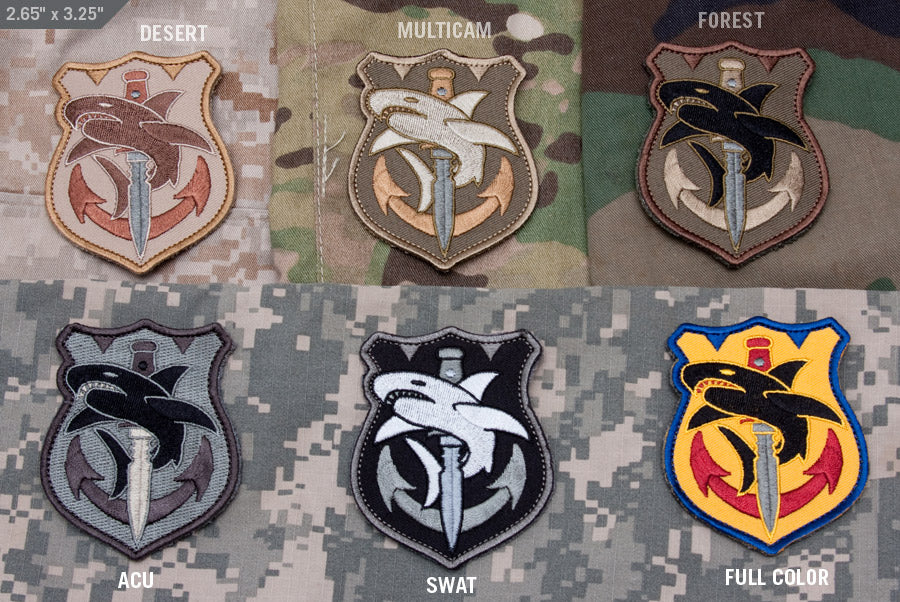 Mil Spec Monkey Patch Tac Shark