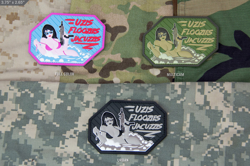 Mil Spec Monkey Patch Uzis Floozies Jacuzzis PVC