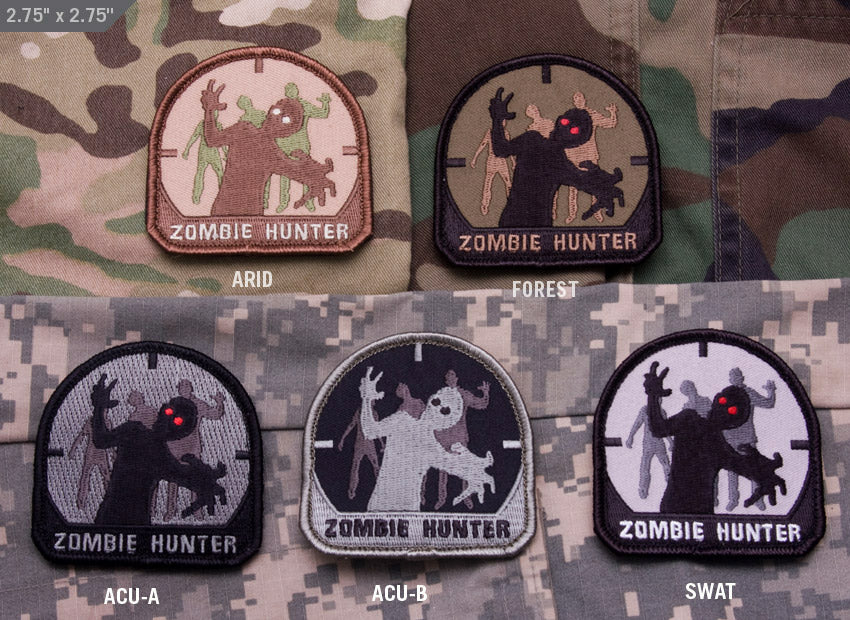 Mil-Spec Monkey Stoff Patch Zombie Hunter
