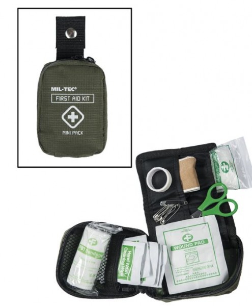 Mil-Tec First Aid Pack Mini Oliv