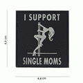 Patch 3D PVC I support single moms