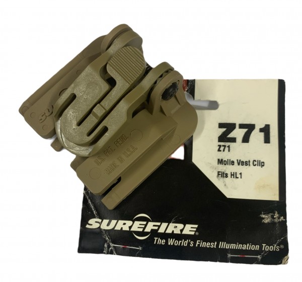 Surefire Z71 Helmetlight Molle Clip