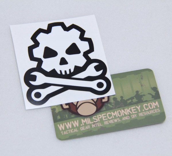 Mil Spec Monkey Death Mechanic Sticker