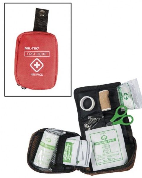 Mil-Tec First Aid Pack Mini Red