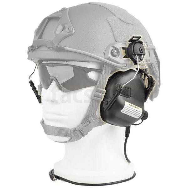 Earmor M31H Hearing Protection Ear-Muff Helmet Version - Black