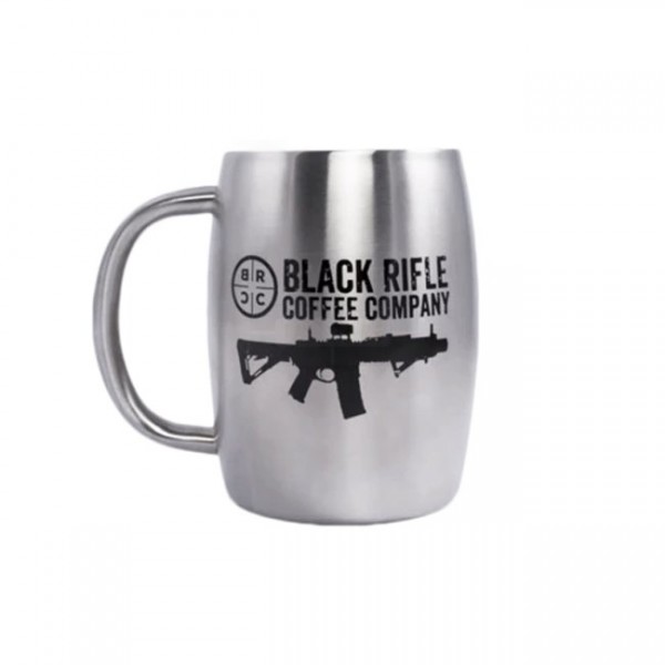 Black Rifle Coffee Classic Logo Steel Mug - Stainless